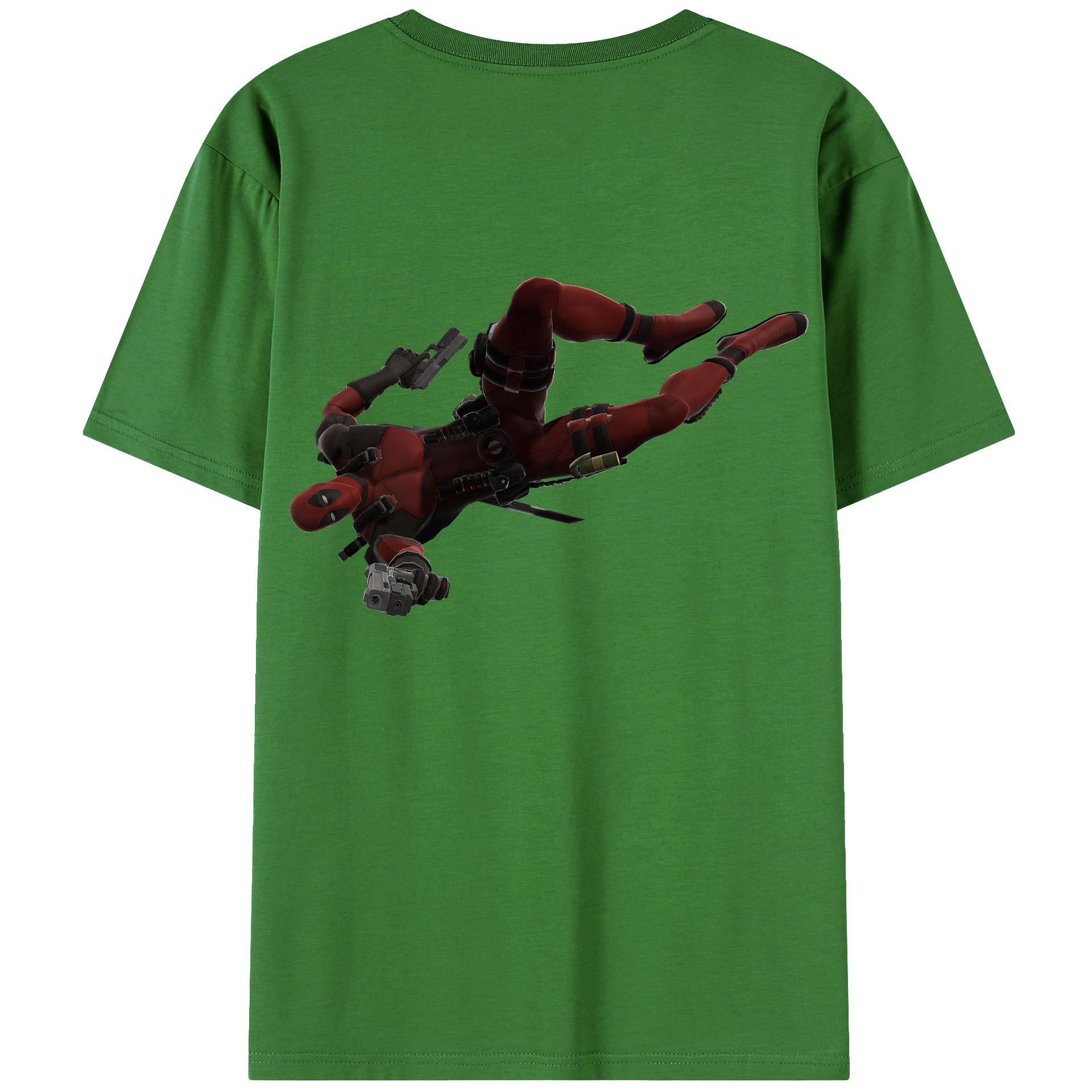 （画像用） Deadpool デッドプール レディース半袖Tシャツ(バックプリント)